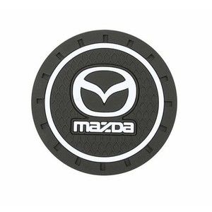 Mazda Logo Auto Cup Holder Mats 2 Pack 2.75" New